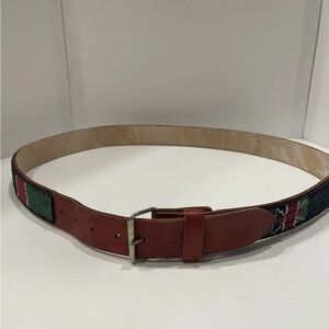 Leather Hand Beaded Men’s Belt